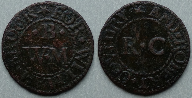 Dorchester, William Brock and Robert Couldry farthing